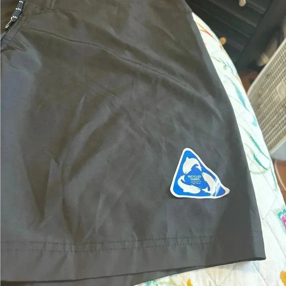 NWT Ocean coast black swim trunks XL belk